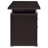 Rochelle Cappuccino 2-Drawer Office Computer Desk With Compact Storage And Elegant Design For Modern Workspaces-1736574403