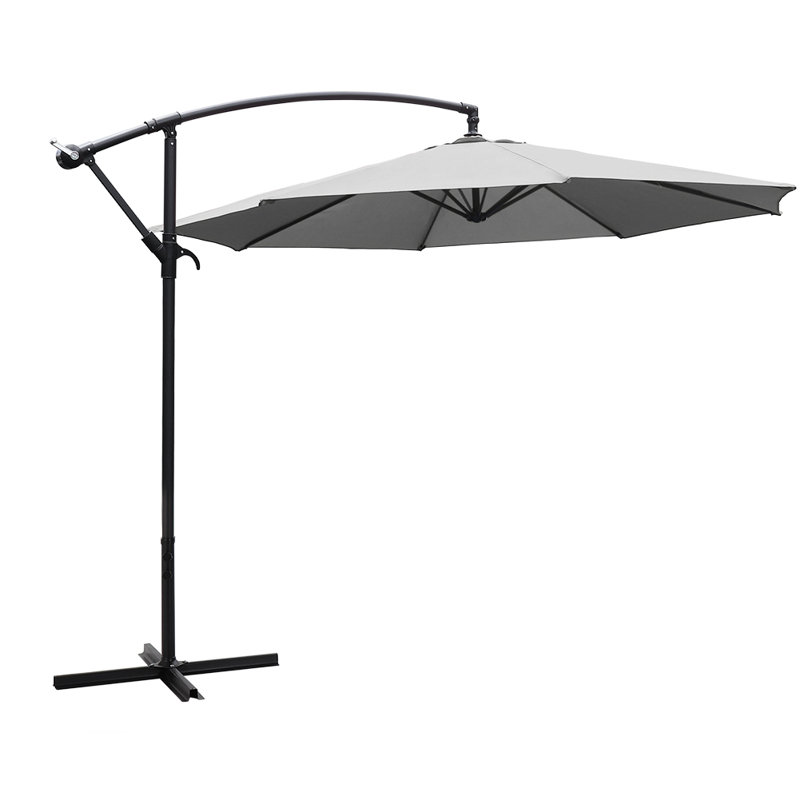 300cm Balcony Parasol, Grey