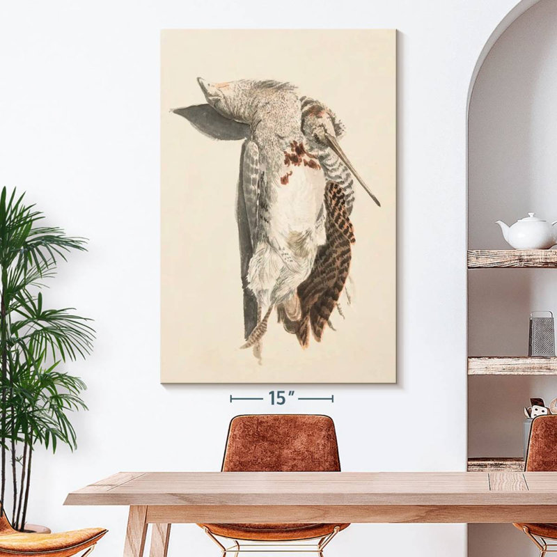 Deux oiseaux morts, 51" H x 34" W