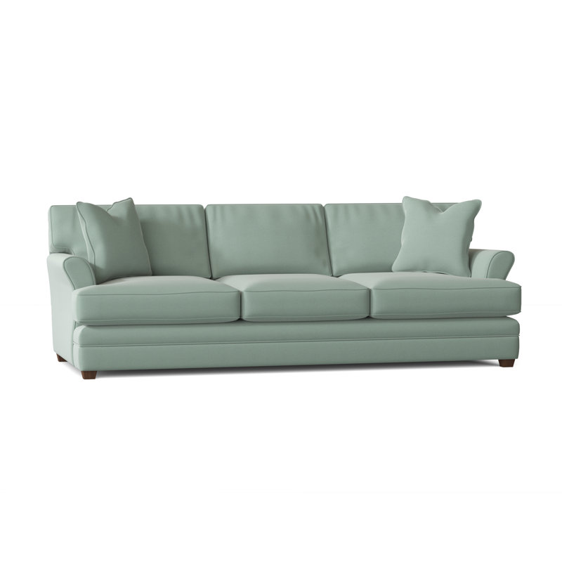 Harriss Upholstered 98'' Sofa, Bayou Spray Canvas