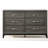 Aarit 6-Drawer Double Dresser in Weathered Gray