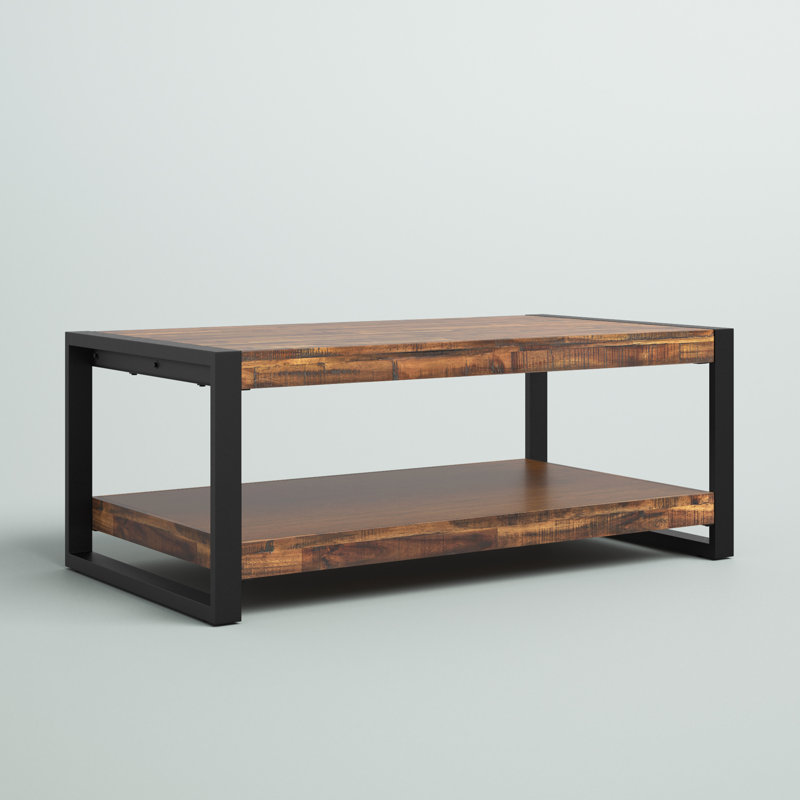 Gillianna Solid Wood Top Coffee Table