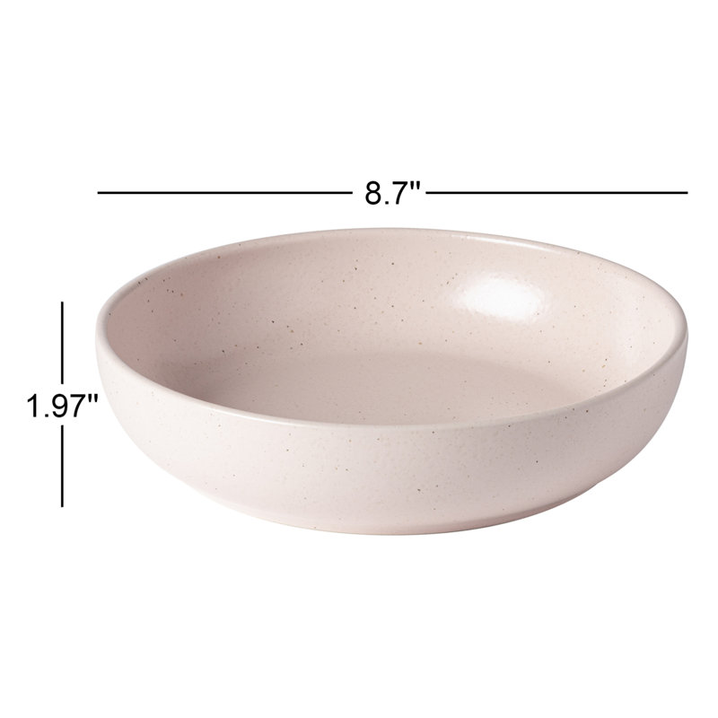 Casafina Pacifica Stoneware Pasta Dish, Marshmallow