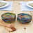 Handmade Hypnotic Handblown Glass Bowls (Pair)