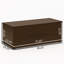 Meuble de rangement et banc en bois blanc multi-usages Ebern Designs-412544627