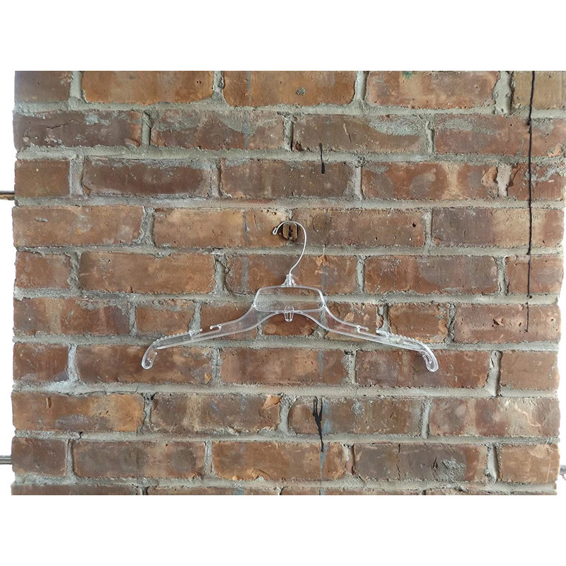 Cintre standard en plastique Bulwell pour robe / chandail / chandail, Transparent