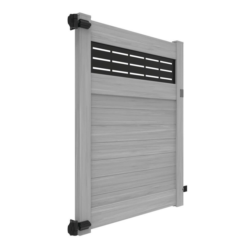 Barrière d'intimité en bois flotté, H 72 po x l 46 po x P 72 po, Naturel