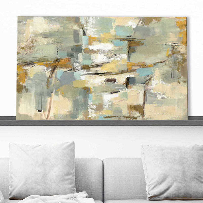 Vieux port - Peinture, Toile tendue, H 18 po x l 30 po x P 1 po