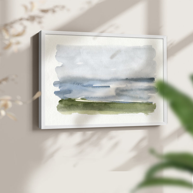 Coastline Splash II -Framed Print - Restickable