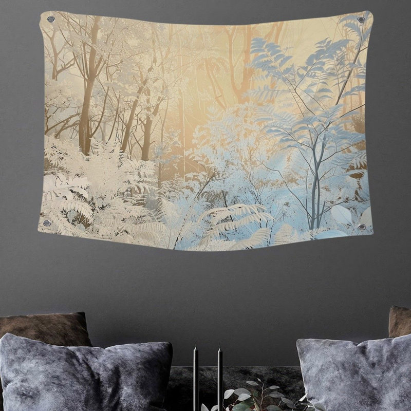 Tapisserie en microfibre, H 50 po x l 60 po