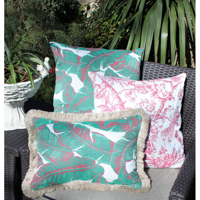 Skelton Lumbar Indoor/Outdoor Pillow Cover & Insert