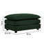 Canapé modulaire polyvalent en U ultra doux avec plusieurs coussins et repose-pieds-108779815