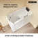 52.5 in. x 26.5 in. Left Drain Quick Fill Walk-In Whirlpool Jetted Bathtub in White/Chrome