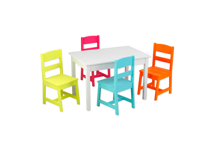 Wayfair  4 Seat Toddler & Kids Table & Chair Sets You'll Love in 2024