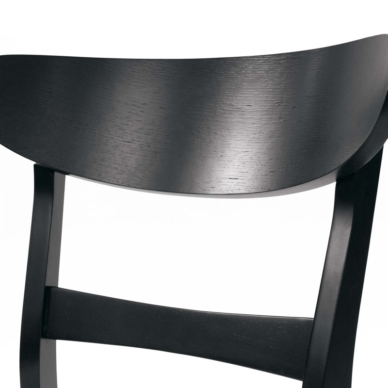 Chaises de salle à manger, Noir, Beige clair