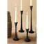  Handcrafted Cast Iron Taper Candle Holders Set of 4, 14" H