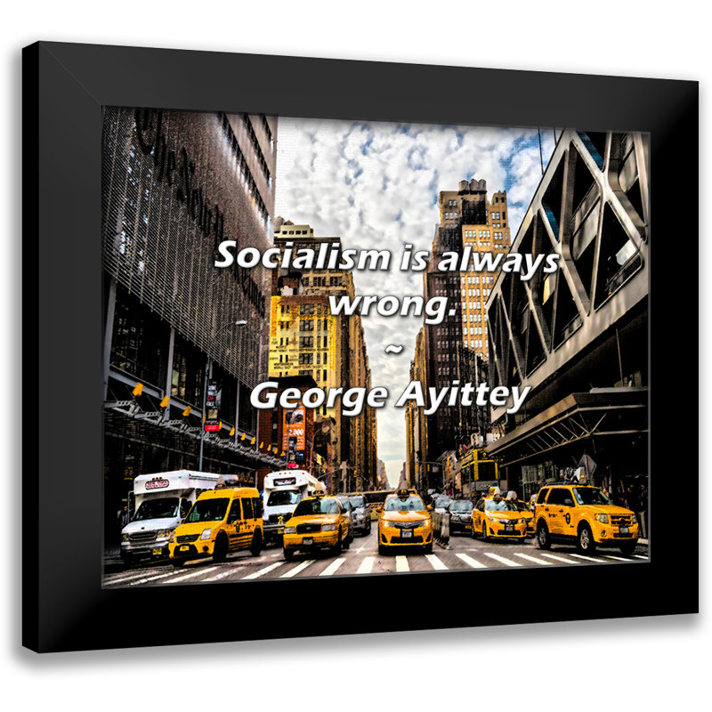 George Ayittey Citation: Le socialisme est toujours faux.