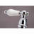Kingston Brass Restoration Two-Handle 4-Hole Deck Mount Bridge Kitchen Faucet with Brass Side Sprayer-35598747