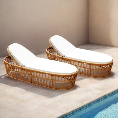 Chaise de plage d'extérieur inclinable pour l'extérieur