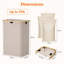 Bhargava Fabric Laundry Hamper with Handles-493853379-493853390