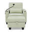 Chaise d'appoint avec dossier réglable manuellement, port de charge USB, support pour téléphone-1754879456