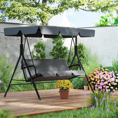 Porch Swing with Canopy