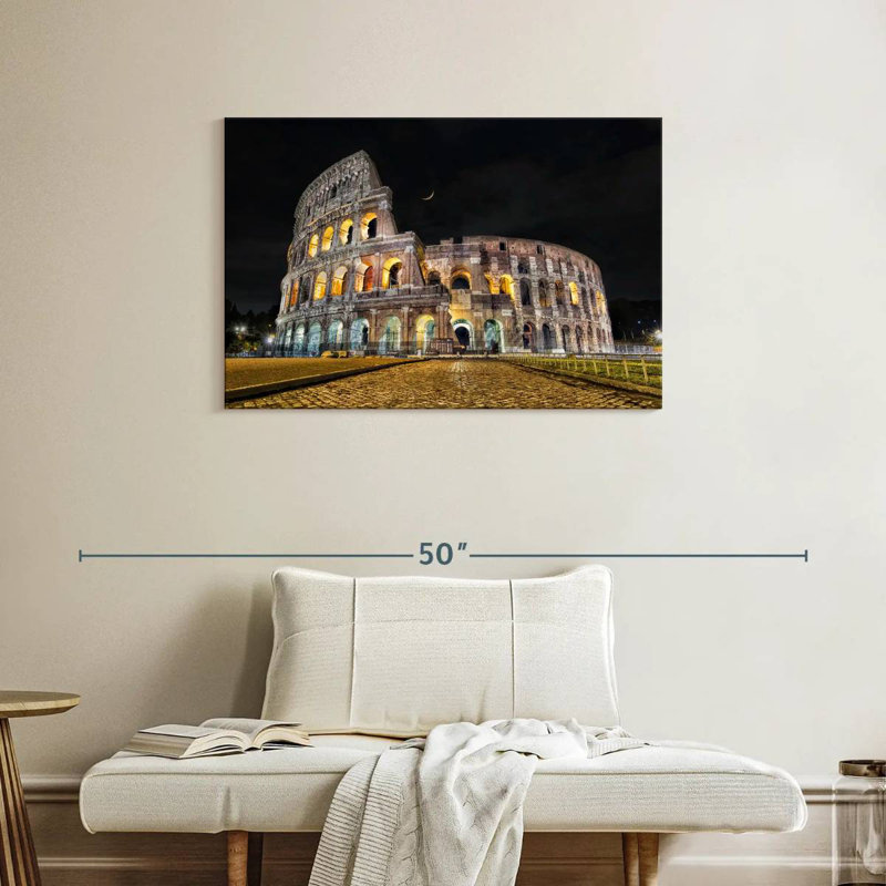 Lilie The Roman Coliseum After Dark, 24" H x 36" W