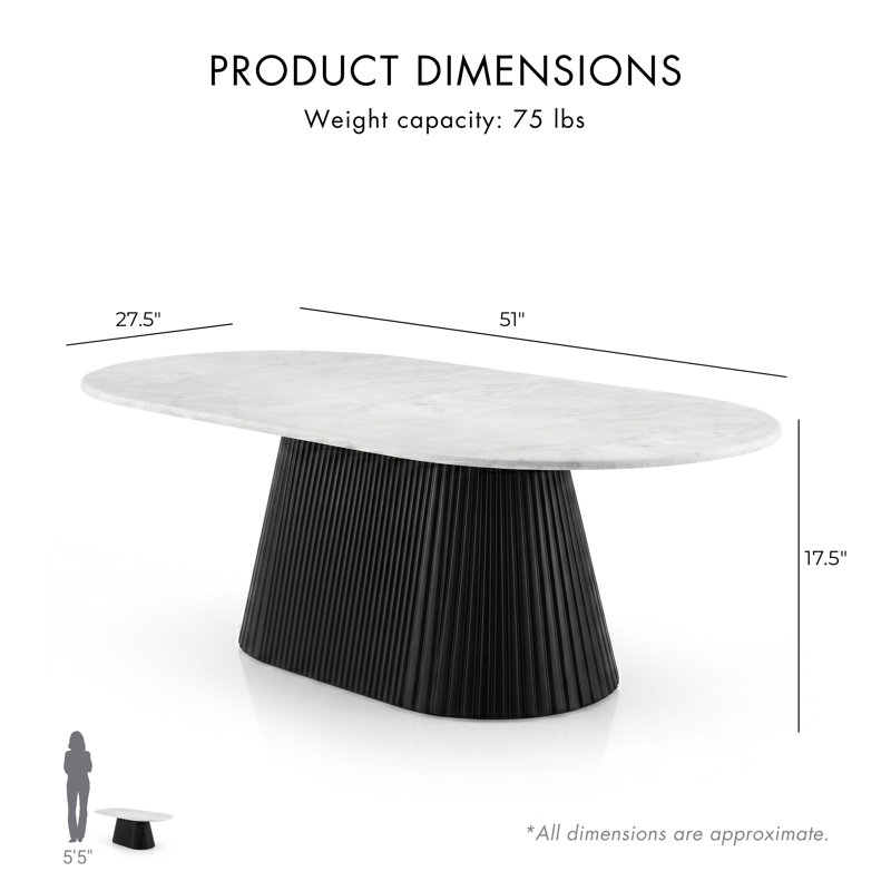 Ensemble de tables basses Huot, 2 pièces: table basse, table de bout
