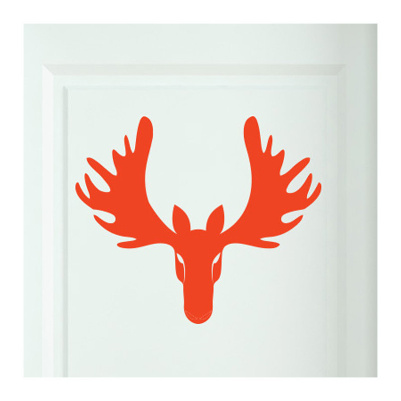 Animals Wall Decal, Orange