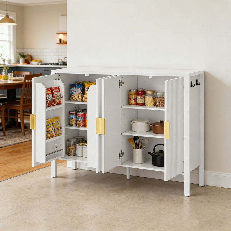 Buffet 57,5 po, White