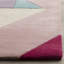 Tapis rose / orange / beige en laine touffeté à la main Harsirat-808093095