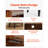 3-Tier Record Player with LED Light & USB Ports Wooden Vinyl Shelf Brown