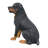 Rottweiler Sitting Statue
