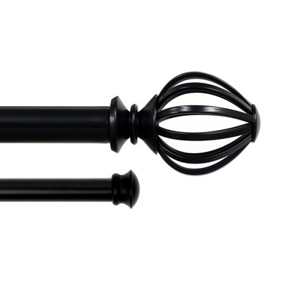 Opas Steel Adjustable Double Curtain Rod