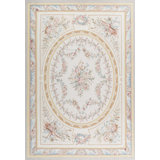 Hand-Knotted High-Quality Beige and Brown Area Rug