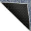 Tapis extérieur lavable floral bleu marine 10 pi x 14 pi