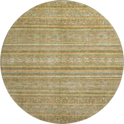 Premium Machine Washable Lampkins AMF1644 Stripes Rug