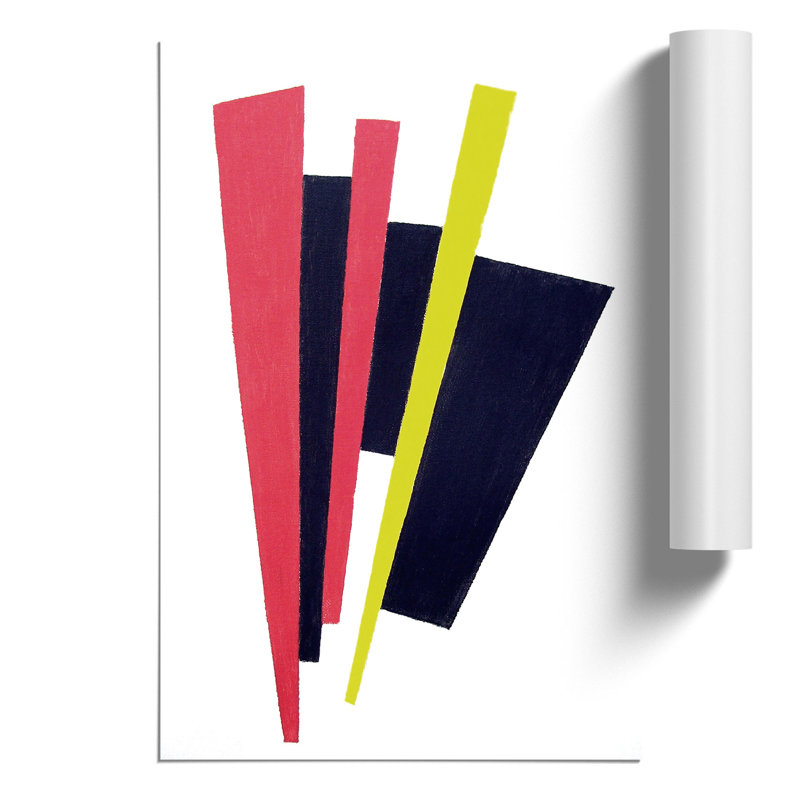 Composition Vol.5 by Kazimir Malevich - Unframed Graphic Art, 59cm H x 42cm W x 0.1cm D