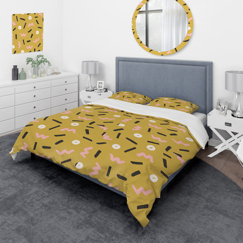 Ensemble de housse de couette en microfibre Primitivo, Housse de couette très grand + 2 très grandes ta