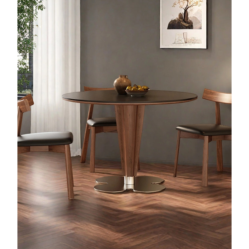 Italian minimalist dining table, 29.53"H x 47.24"L x 47.24"W