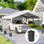 Outsunny Black Polyvinyl Chloride (PVC) Weight for Gazebo, Canopy, Pergola