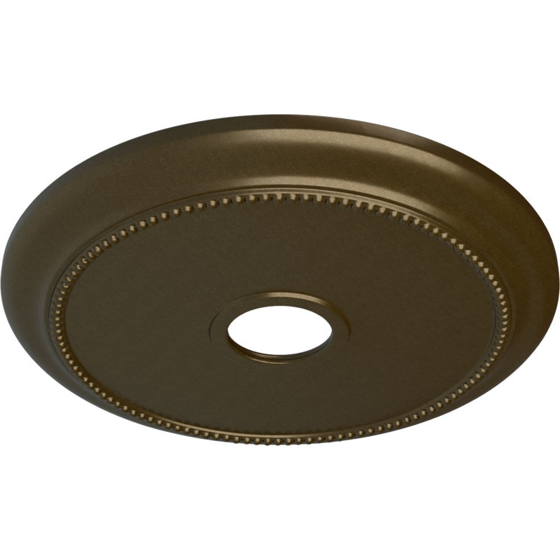 Médaillon de plafond 24 1/8 po x 4 3/8 po x P 2 1/4 po (convient aux auvents jusqu'à 4 3/8 po), Laiton