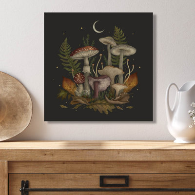 Art mural d'automne sur toile 16 po x 16 po