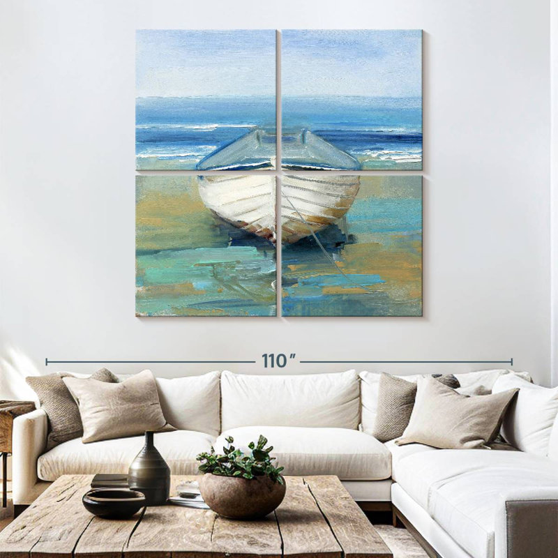 Mehar Beach Dreaming, 74" H x 74" W