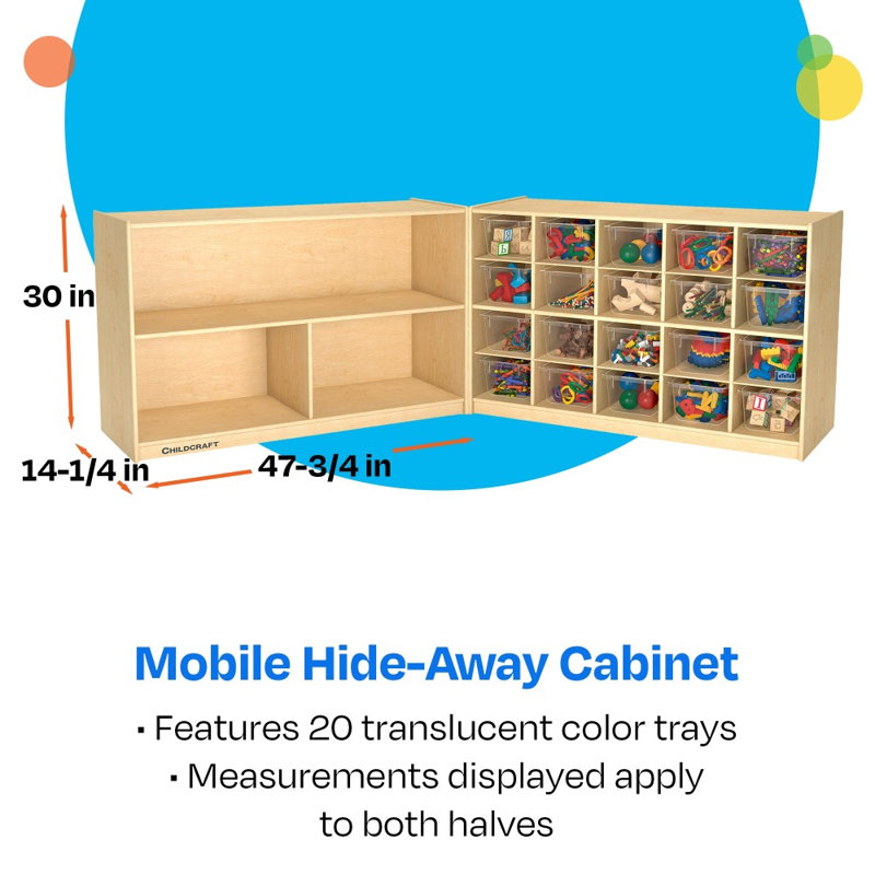 Casier mobile avec plateau