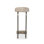 Pixie End Table-Grey Stripe Travertine