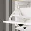 Range-chaussures avec 1 tiroir, 3 tiroirs rabattables, range-chaussures autoportant avec tablette réglable, range-chaussures pour vestibule, vestibule, range-chaussures mince - blanc antique