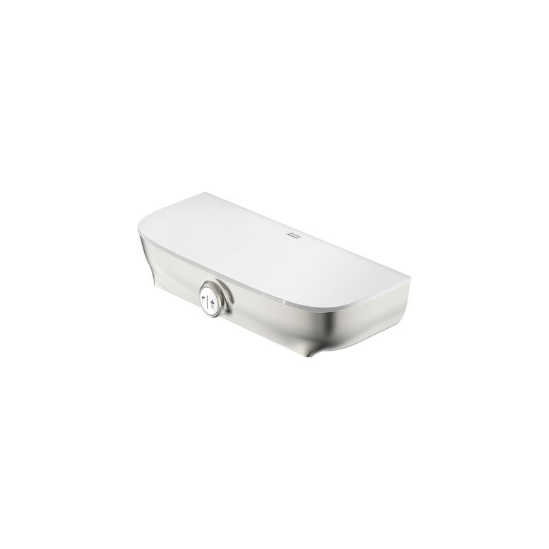 ASPIRATIONS Diverting Waterfall Tub Spout, Brushed Nickel