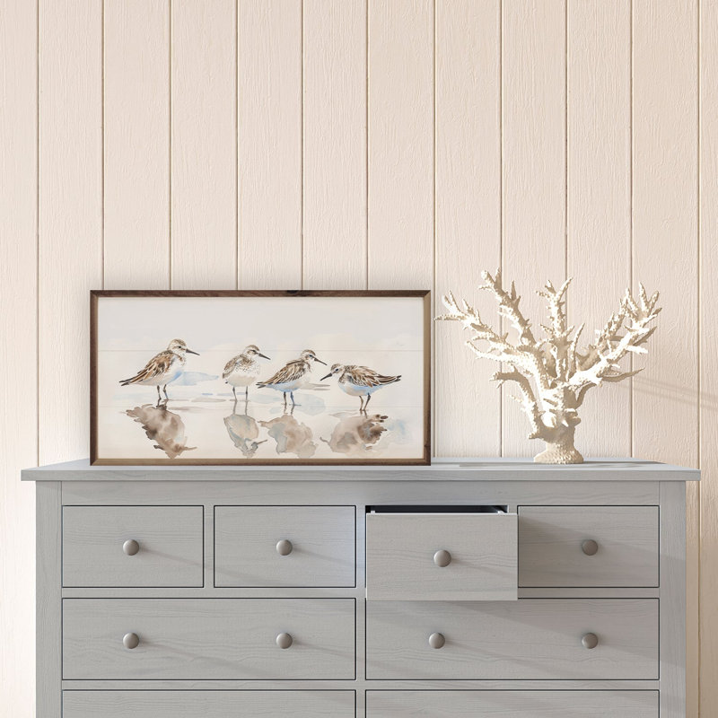 Sandpipers II par Petals Prints Design, H 8 po x l 16 po