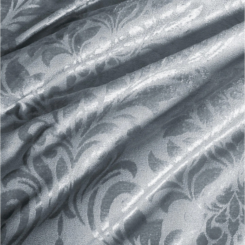 Microfiber Bedspread with Pillow Shams Included, Double Bedspread + 2 Standard Shams, Grey